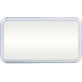 Name Badge Frame - Silver - 2-1/8" x 3-3/8"